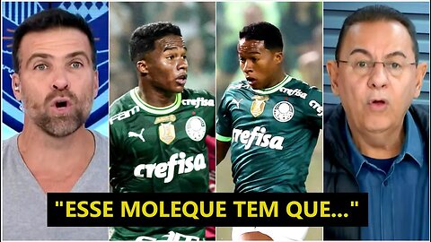 "POR%@! Se o Endrick FIZER o Palmeiras ser CAMPEÃO BRASILEIRO..." OLHA ESSE DEBATE!