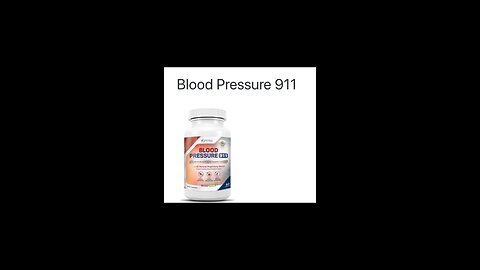 Blood Pressure 911 a Premium Blood Pressure Formula