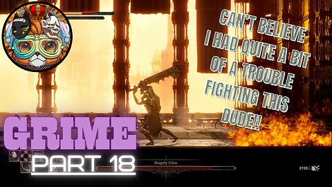 GRIME PC Walkthrough Gameplay Part 18 - FOURTH MAIN BOSS SHAPELY FIDUS (FULL GAME)