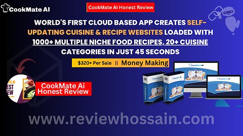 CookMate AI Honest Review – Make Money With Food and Recipe