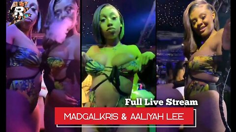 Madgalkris & Aaliyah Lee Dancing together at the strip club