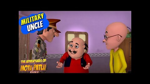 Motu Patlu in English | Kids Animation | Cartoon for Kids | Soldier Uncle