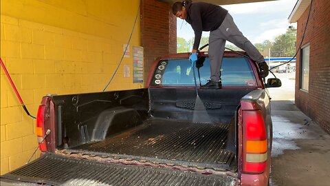 I GOT THE RAGGEDY COPART SILVERADO PICKUP TRUCK ALL CLEANED UP! *KEEPING THIS ONE*