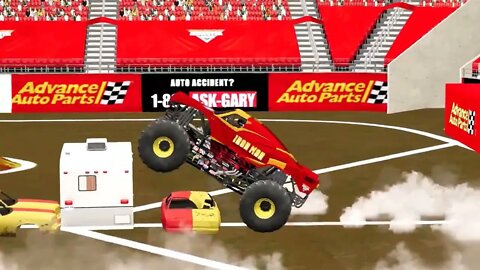 Monster Tour Crash Madness #1 BeamNG.Drive Monster Jam #monsterjam #beamngdrivemonsterjam