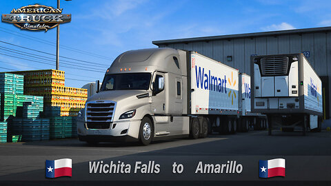 ATS | Freightliner Cascadia | Wichita Falls TX to Amarillo TX | Fruits 33,984lb