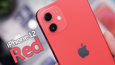 Unboxing the cool red IPHONE 12