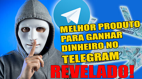 Como ganhar dinheiro no TELEGRAM melhor produto revelado!