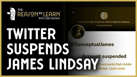 REACTION: Twitter Suspends James Lindsay