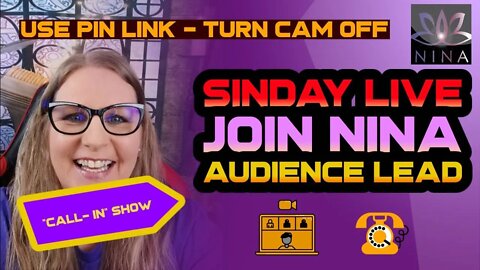 SINDAY LIVE - "CALL-IN" SHOW - Audience Participation - Tell Your Story / Ask Questions LIVE