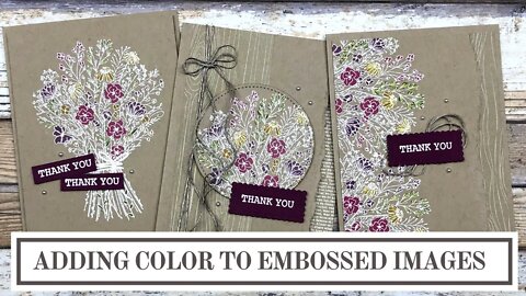 Heat Embossing Tips for Card Makers | Stampin' Up! Hand Drawn Blooms