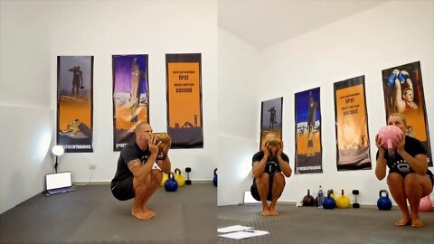 How to Narrow Kettlebell Goblet Squat