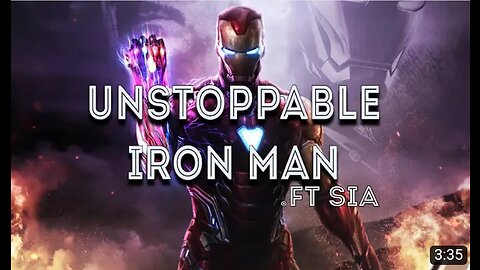 Unstoppable Iron man ft Sia