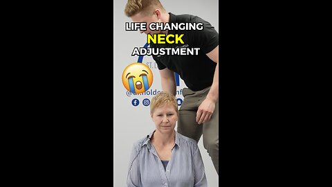 This Adjustment Changed Her Life! #chiropractor #backpain #neckpain #headaches