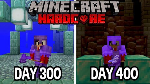 I Survived 400 Days In Hardcore Minecraft...