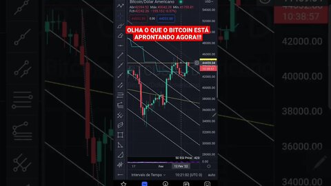 BITCOIN, S&P500, IBOVESPA E FED EM 1 MINUTO - CRIPTOMOEDAS CRIPTO GAMECOINS METAVERSO BTC 16/02/2022