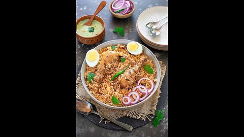 Chicken Biryani With Saba