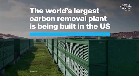 The World Economic Forum touts 'carbon removal plants'—each of which removes five million tons