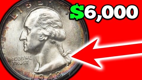 RARE Silver Quarter Error Coins Worth Money from 1948!