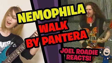 PANTERA / Walk [Cover by NEMOPHILA] - Roadie Reacts