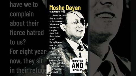 Let Us Not Complain - Moshe Dayan 1956