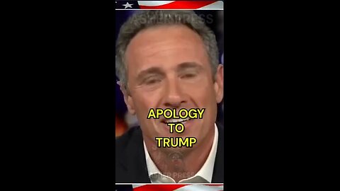 Chris Cuomo delivers a heartfelt apology to President Trump.