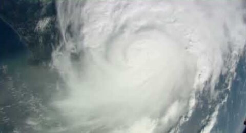 HURRICANE IDALIA IS SEEN FROM THE INTERNATIONAL SPACE STATION AFTER LANDFALL