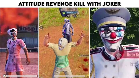 Pubg Mobile Attitude 😈 Revenge Kill With Joker + Random Conqueror Player 🥵 | 13 | Xbot 2.0