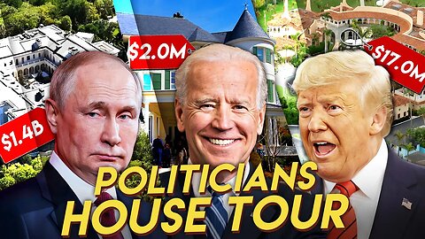 Politicians | House Tour | Multimillion Real Estate (Vladimir Putin, Joe Biden, Donald Trump & More)