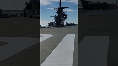 USS Yorktown Flight Deck