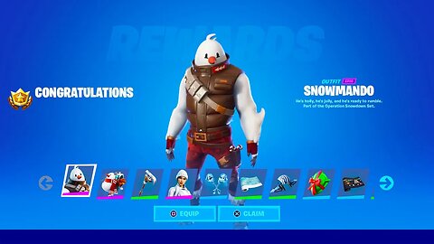 How to Unlock Snowmando Skin in Fortnite! (FREE SKIN)