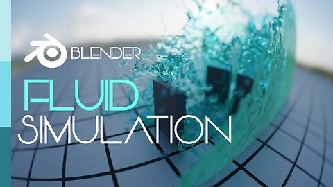 Blender 3D Fluid Simulation Obstacles Collision