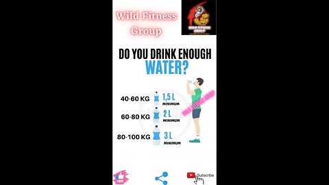 🔥Do you drink enough water🔥#fitness🔥#wildfitnessgroup🔥#shorts🔥