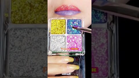 Lip Art Design Bling Lip Tutorial #shorts #shorts #viral #shortvideo #lipswatches #grwm #makeup