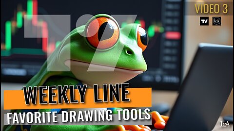 Weekly tf: Set Levels, Lock Lines, and set alerts | LOA Trading | Video 3 - TradingView series