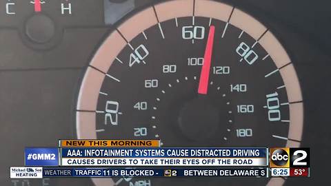 Study: infotainment systems can distract drivers