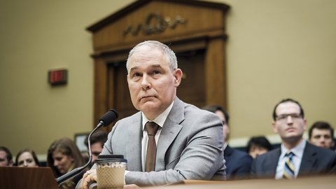 President Trump Understates Scott Pruitt's Security Costs