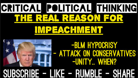 The REAL reason of the Impeachment, Liberal Hypocrisy, & Is Supposed Smollette Syndrome Spreading?