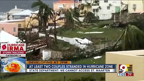 At least two couples stranded in hurricane zone