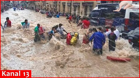 Severe storms and rainfall wreak havoc in Spain’s Mallorca island – Streets, hotels flooded