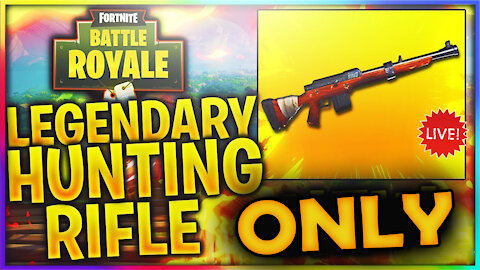 EPIC HUNTING RIFLE ONLY CHALLENGE In Fortnite Battle Royale!