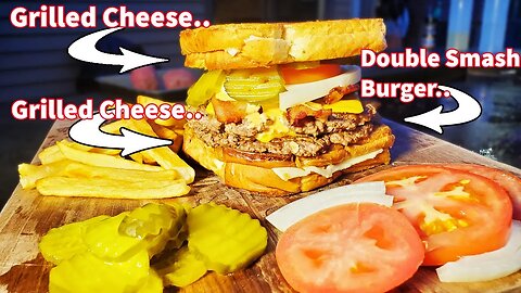 Grilled Cheese Smash Burger