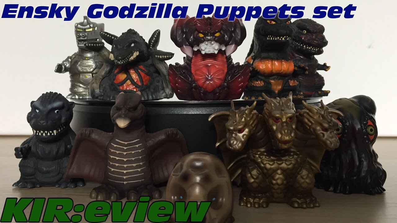 Kireview 24 Ensky Soft Vinyl Godzilla Puppet Mascots