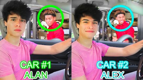 Identical Twins -Car DRIVE THRU Prank