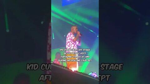 Kid Cudi Walks Off Stage At Rolling Loud😧🥵