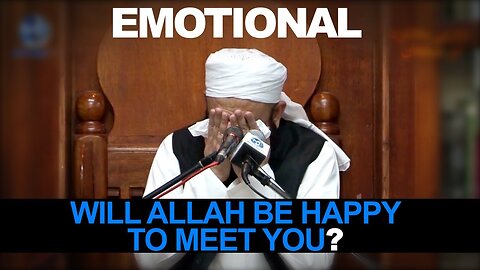 [ENG] Will Allah be happy to meet you? [Emotional] Maulana Tariq Jameel