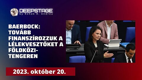 Annalena Baerbock: Tovább finanszírozzuk a lélekvesztőket