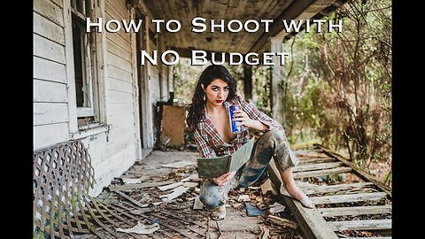 How to do a Photo Shoot with NO BUDGET- Learning To Create Something out of Nothing