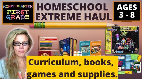 Homeschool Curriculum Haul, HUGE Amazon Book Outlet Homeschool Haul