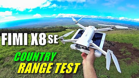 FIMI X8 SE Range Test in Country - How Far Will it Go? [No Interference & No Boosters]