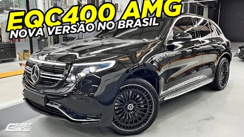 NOVO MERCEDES BENZ EQC 400 AMG 2022 NOVA VERSÃO AGORA + ESPORTIVO COM 408 CV E 400 KM DE AUTONOMIA